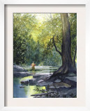 Fisherman in the Woods