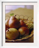 Basket with Pears