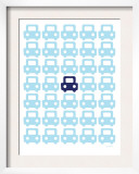 Blue Parking Lot