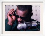 Ray Charles Taping a Coca-Cola Radio Commercial  1967