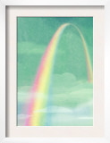 Rainbow in Bright Sky