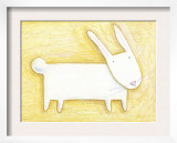Pensive Bunny - Crayon Critter III