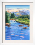 Mountains and River Landscape
