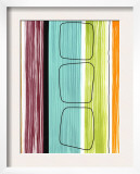 Rounded Squares on Stripes