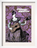 Victorian Woman Playing Guitar