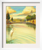 Lake Scene with Heron