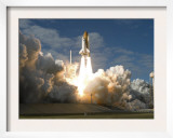 Space Shuttle Atlantis Lifts Off from its Launch Pad at Kennedy Space Center  Florida