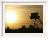 Camp Warhorse Guard Tower at Sunset