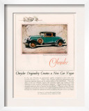Chrysler  Magazine Advertisement  USA  1928
