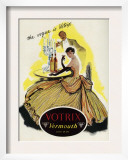 Votrix Vermouth  Magazine Advertisement  UK  1951