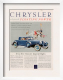 Chrysler  Magazine Advertisement  USA  1932