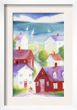Houses in Seaside Town