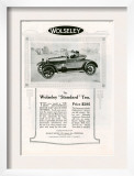 Wolseley  Magazine Advertisement  USA  1923