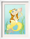 Mermaid Listening to Shell
