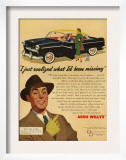 Aero Willys  Magazine Advertisement  UK  1954
