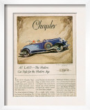 Chrysler  Magazine Advertisement  USA  1928
