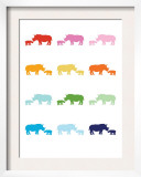 Rainbow Rhinos