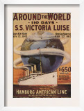 Hamburg American Line  Magazine Plate  USA  1912