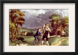 Benjamin Franklin Demonstrating the Identity of Lightning and Electricity  June 1752
