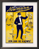 The Brilliant Psychic Star  Newmann the Great  George Newmann  Hypnotist  and Stage Magician  1928