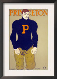 Portrait of Princeton Football Guard  Edward Penfield  Artist  1907