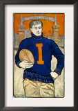 Portrait of a University of Illinois Player  Bristow Adams  Artist  1902