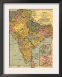 1902 Map of India  Then a Colony Within the British Empire  Showing Internal Boundaries