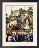Lourdes  France  Pilgrims at the Shrine of Our Lady of Lourdes  1890s