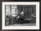Charles Dickens in His Study at Gad's Hill Place