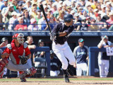 Cincinnati Reds v Seattle Mariners  PEORIA  AZ - MARCH 04: Ichiro Suzuki and Ramon Hernandez
