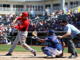 Cincinnati Reds v Texas Rangers  SURPRISE  AZ - MARCH 11: Joey Votto
