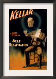 Harry Kellar  American Magician Performing His Self Decapitation Illusion  1897