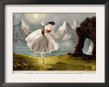 Fanny Elssler  Austrian Ballerina  as Water-Nymph Ondine Performing a Dance with Her Shadow  1846