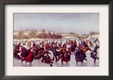 Central Park in Winter  'The Skating Carnival