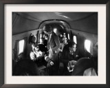 Interior of United Airlines Boeing Airplane  1935