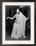 Princess Lesia  Belly Dancer  Performing in New York City in 1963