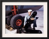 US Navy  Loading Bombs at the Naval Air Base  Corpus Christi  Texas 1942