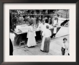 New York City  Vendor with Wares Displayed  Little Italy  1900s