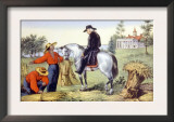 George Washington in Retirement at His Home in Mount Vernon  Virginia  1797