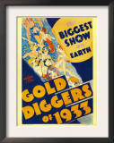 Gold Diggers of 1933  Window Card  1933