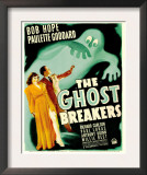 Ghost Breakers  Paulette Goddard  Bob Hope on Window Card  1940