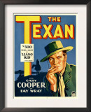 The Texan  Gary Cooper on Window Card  1930