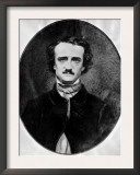 American Poet and Author Edgar Allan Poe Photographed by Mathew B Brady  1840s