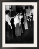 Women Immigrants Undegoing a Physical Examination  Ellis Island  New York  1910