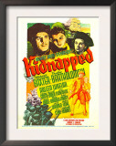 Kidnapped  Warner Baxter  Arleen Whelan  Freddie Bartholomew on Midget Window Card  1938