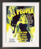 Cat People  Simone Simon on Window Card  1942
