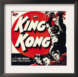 King Kong  Jumbo Window Card  1933