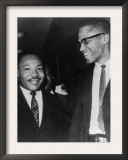 Martin Luther King Jr  and Malcolm X  1964