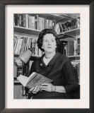 Rachel Carson  Biologist and Writer  Holding Her Ground Breaking Book  the Silent Spring  1963