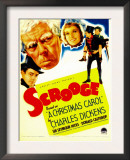 Scrooge  Second from Left: Seymour Hicks on Midget Window Card  1935